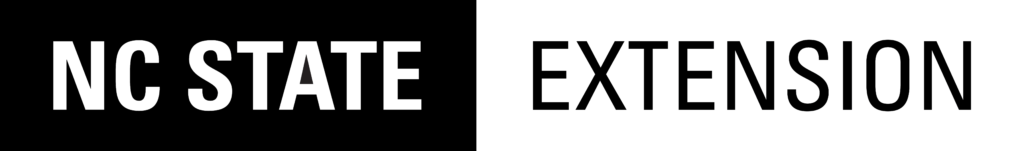 nc state extension logo horizontal black white