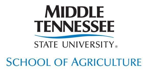 Middle Tennessee State University School of Agriculture Logo